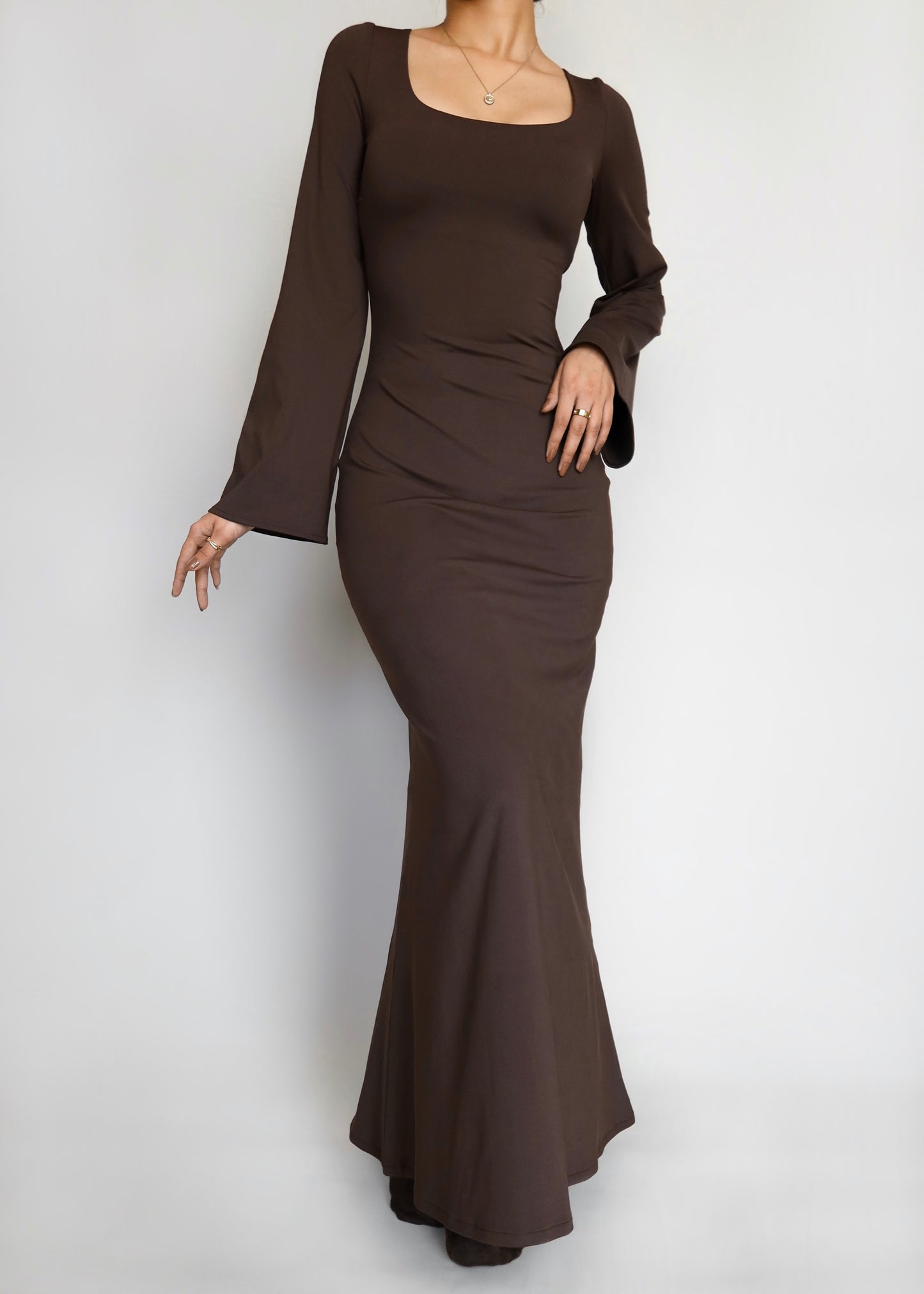 Brunette Fall Dress