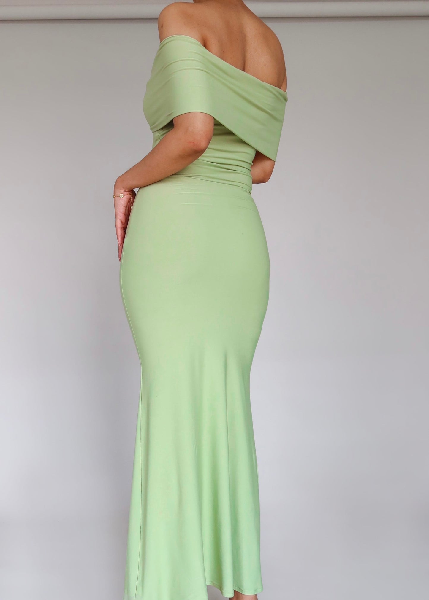 Clio Off Shoulder Long Dress