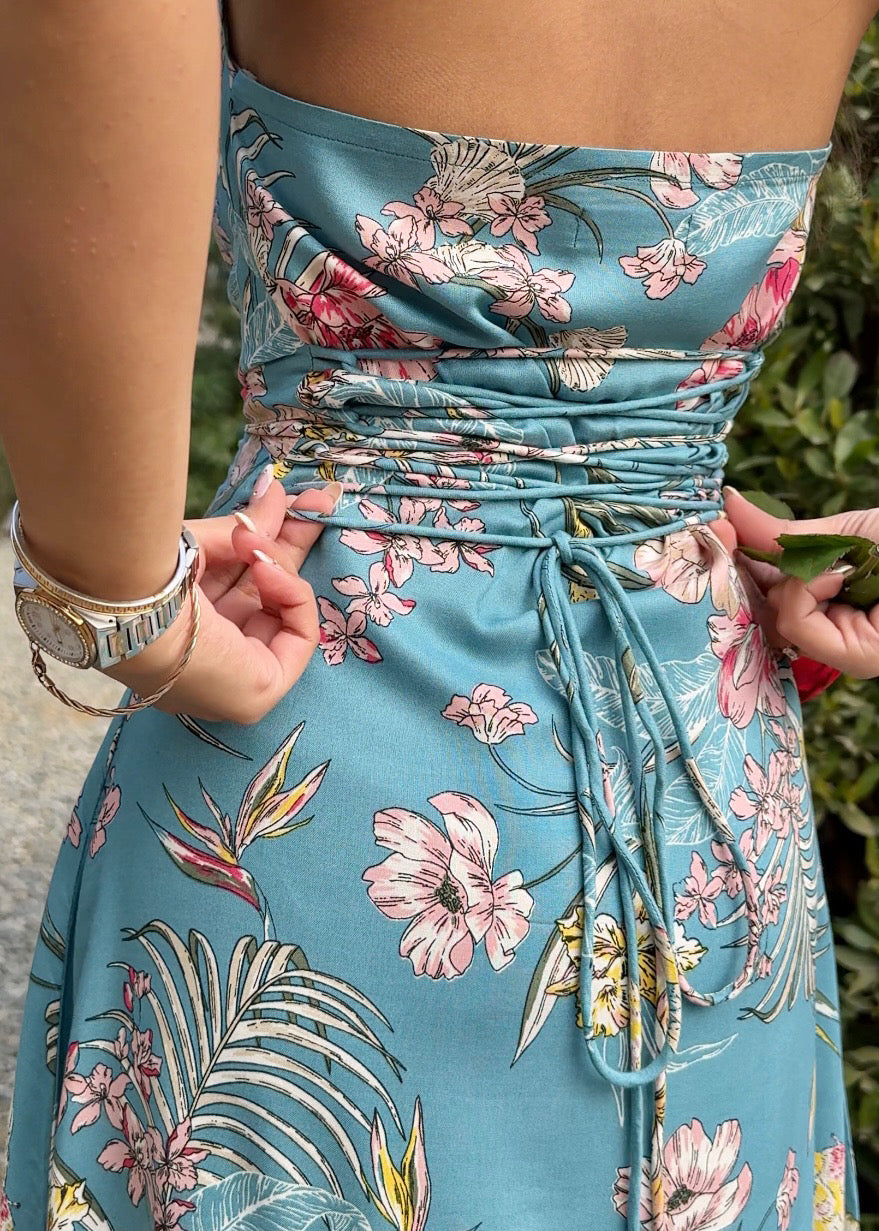 Flora Cowl Neck Dress