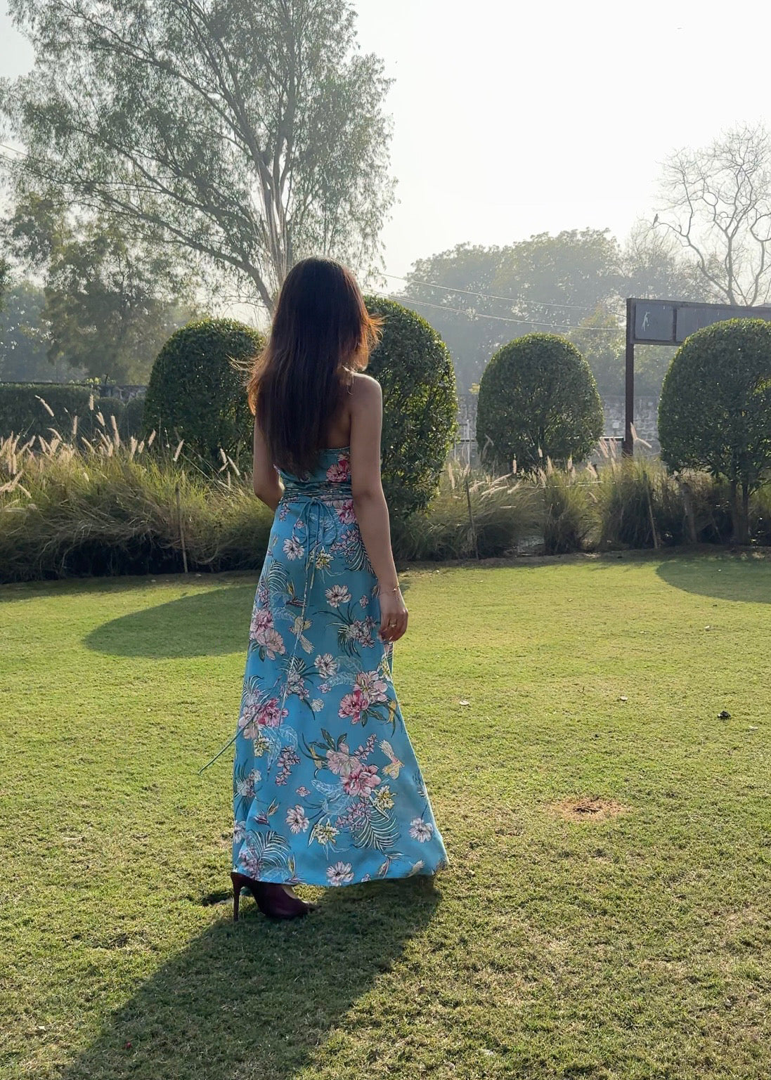 Flora Cowl Neck Dress