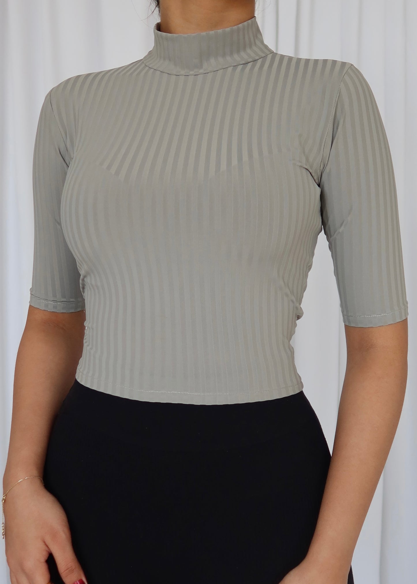 Turtle Neck knitted Top