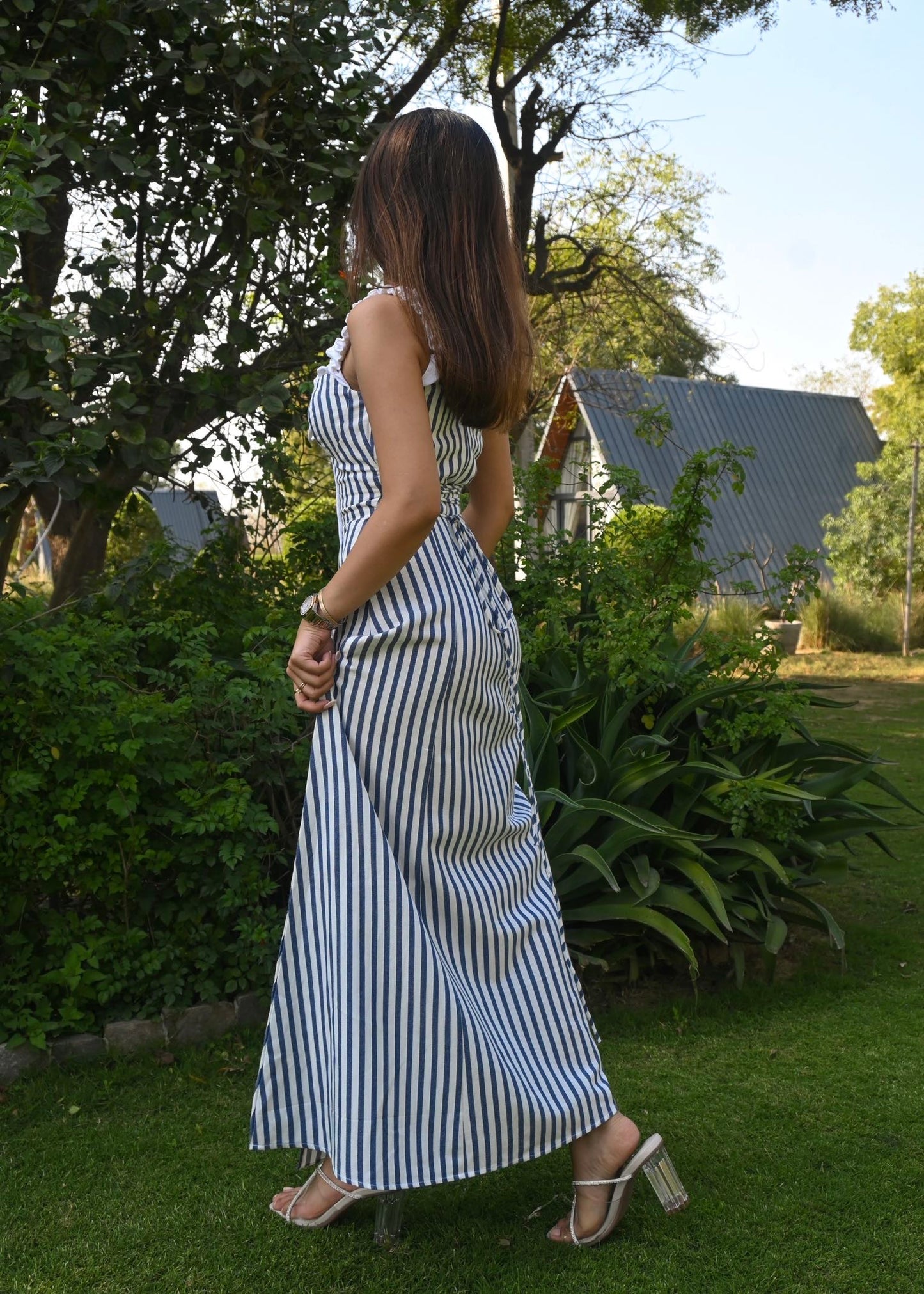 Bustier Striped Dress