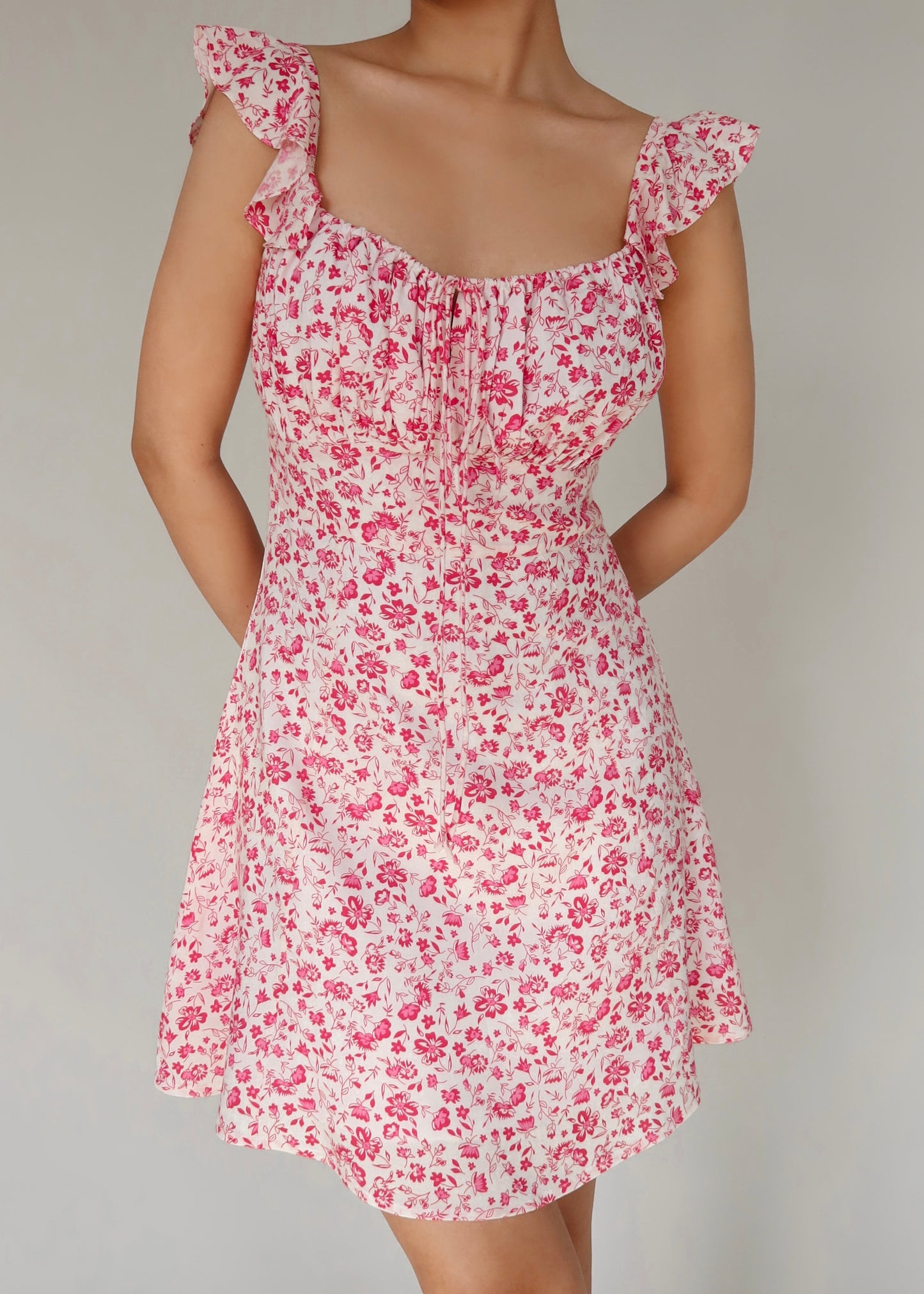 Floral Bustier Dress