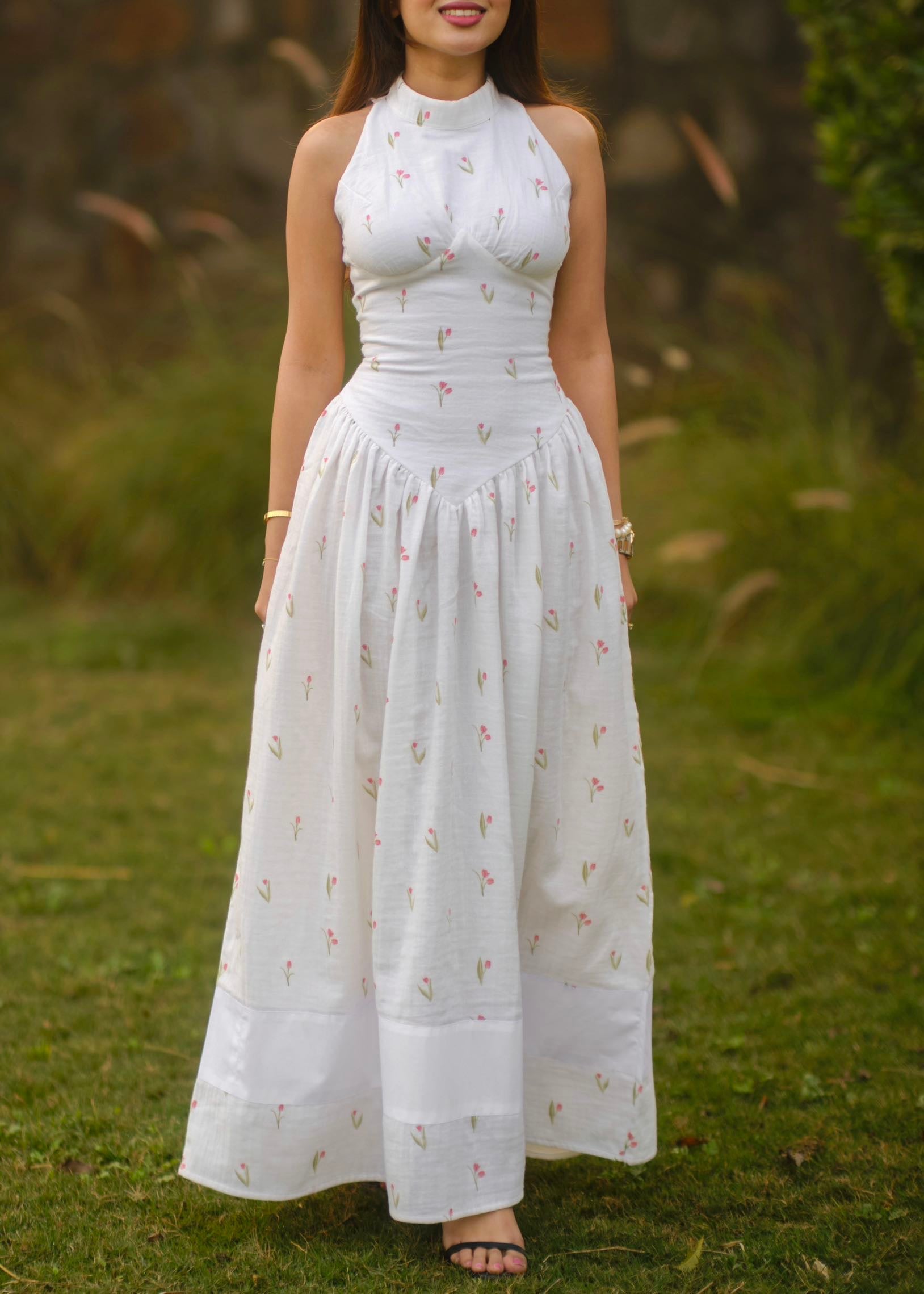lace top wedding dress with sleeves Tea Length Wedding Dresses – Ms. Grace main image 0