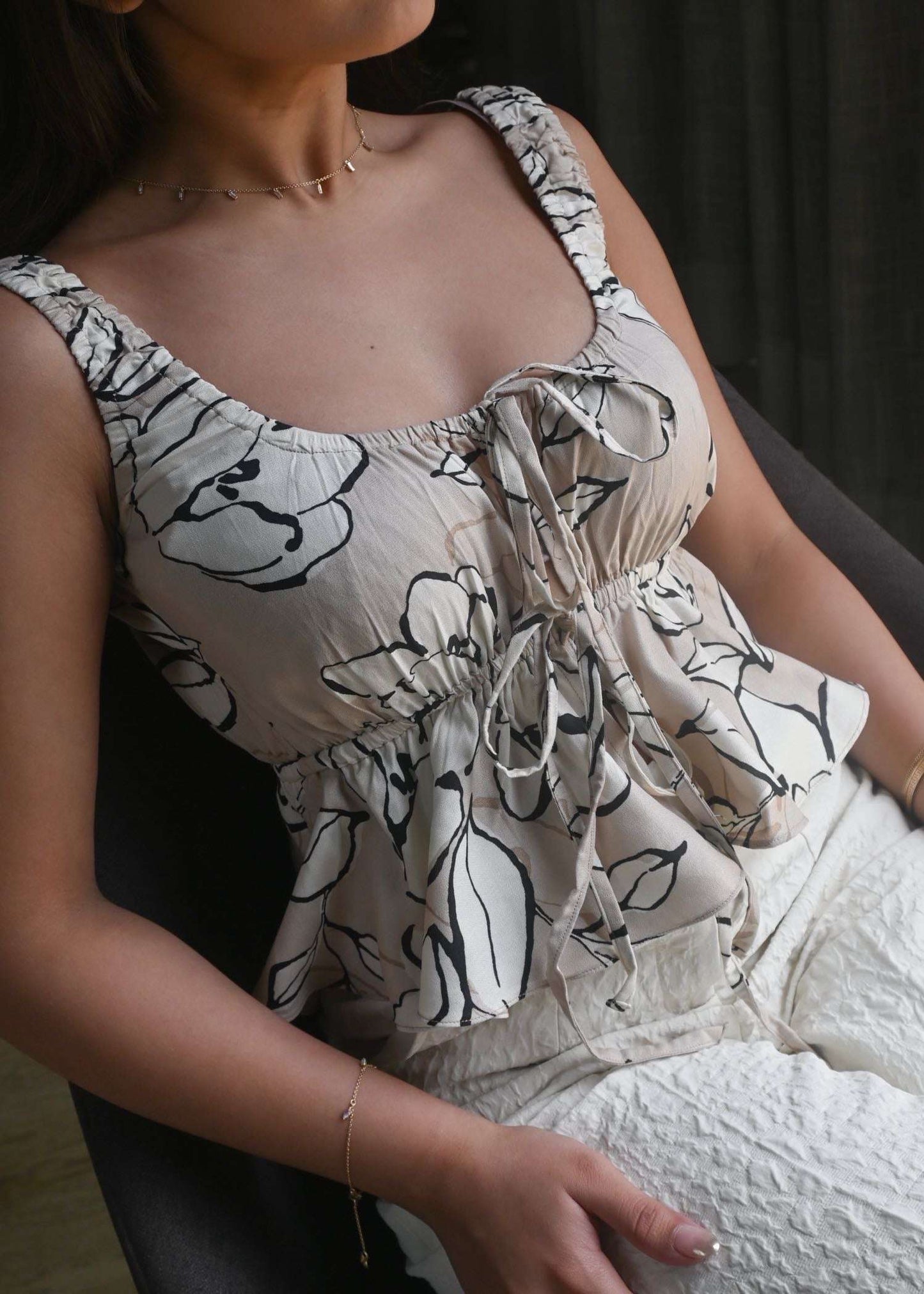 Hellebore Tie-Up Top