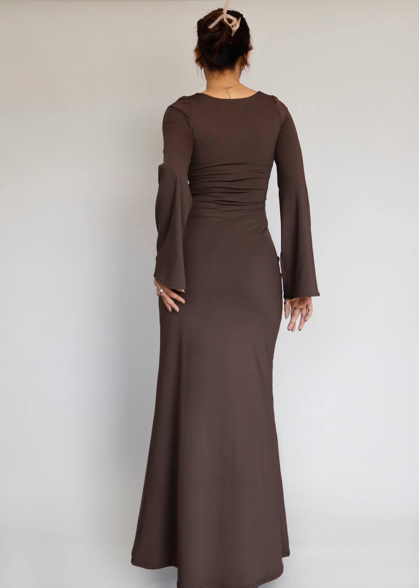 Brunette Fall Dress