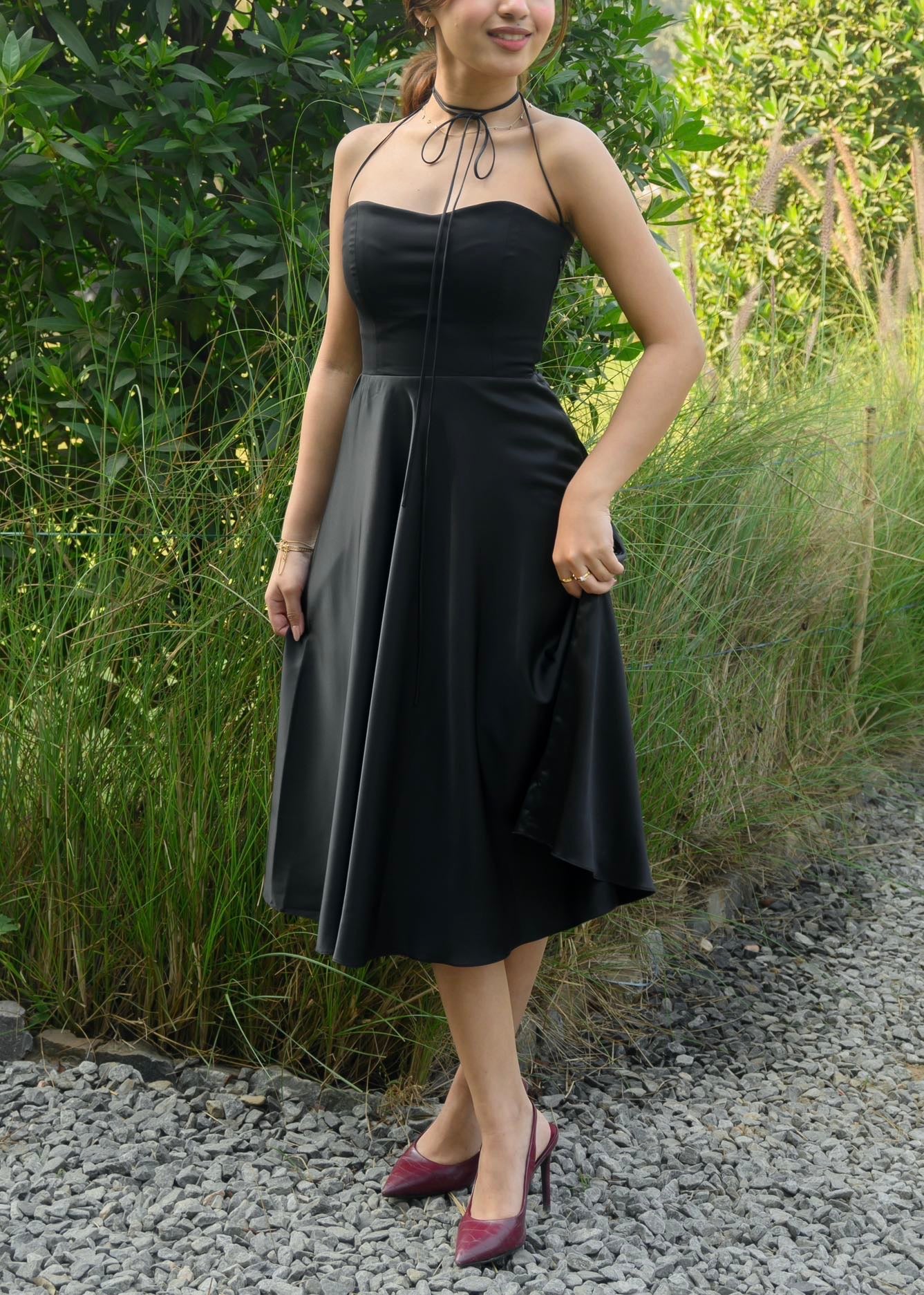 Raven Flare Dress