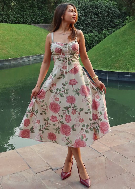Rosy Bustier Dress