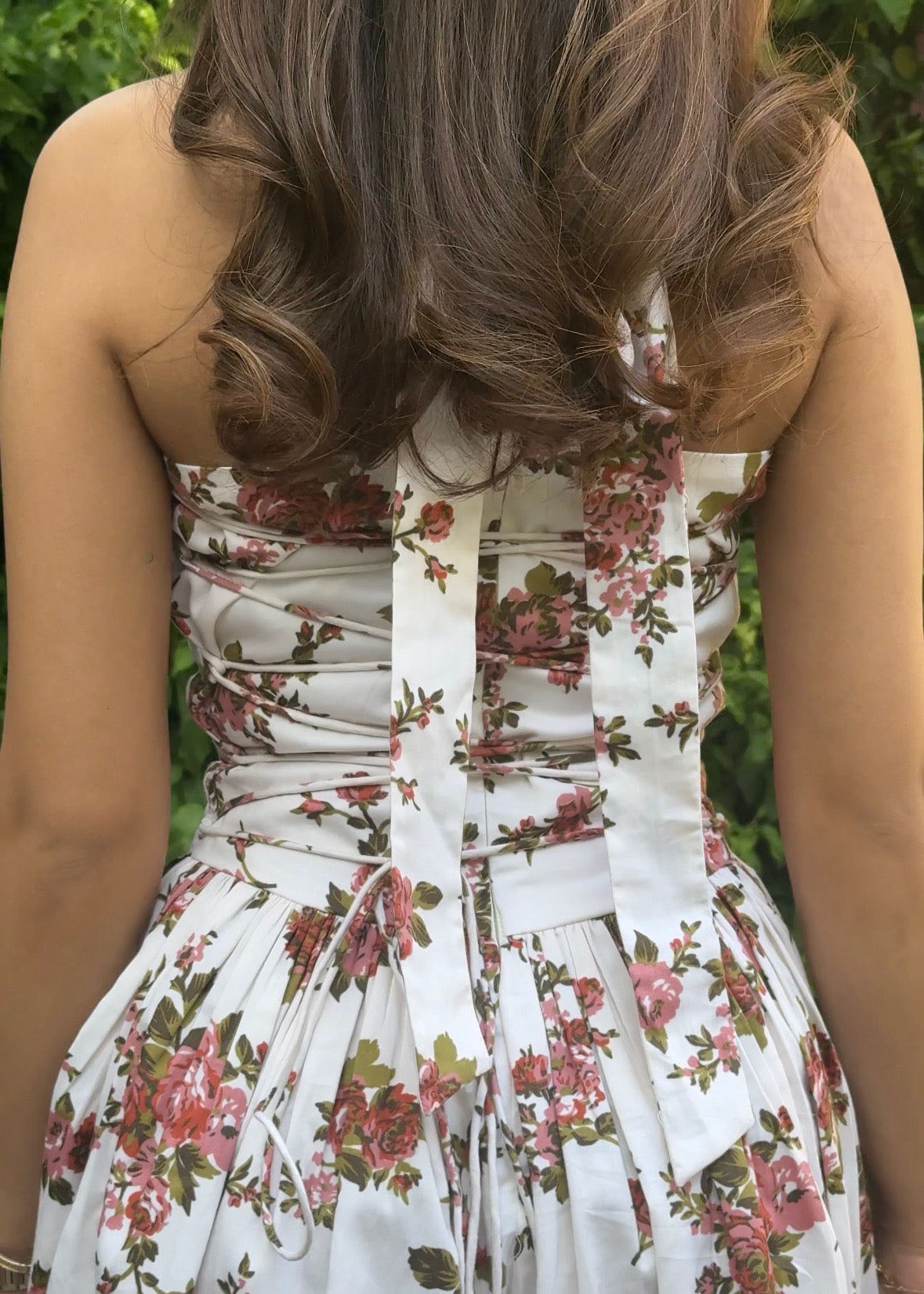Rose Bunch Flared Dress