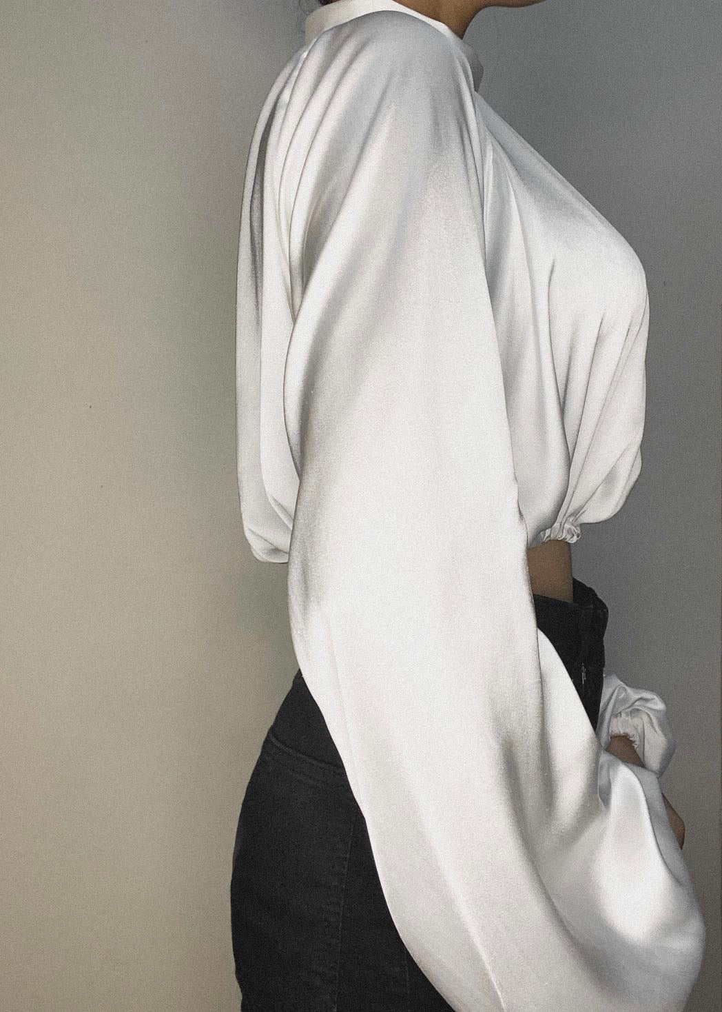 Victoria Satin Blouse