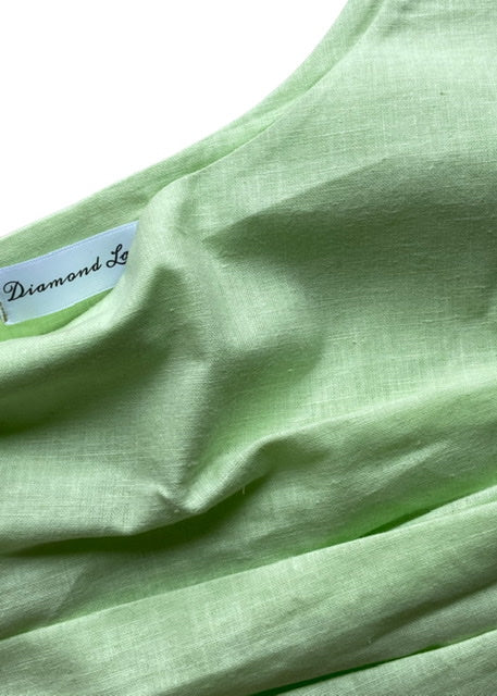 Lime PleatedTop