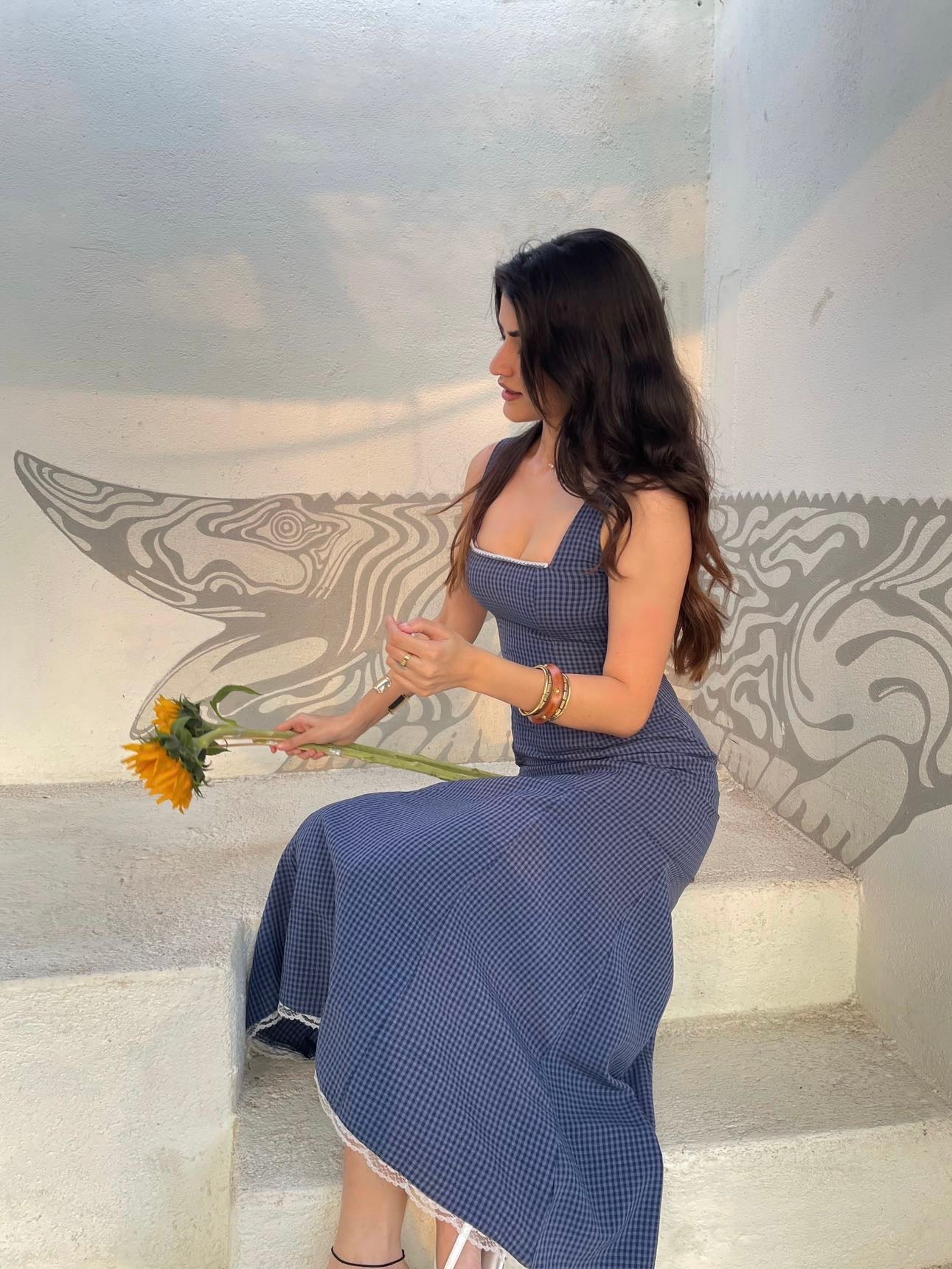 Checkered Vintage Dress