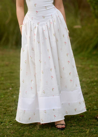 Tulip Lace Up Dress