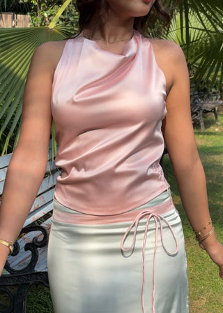Blush Cowl Top