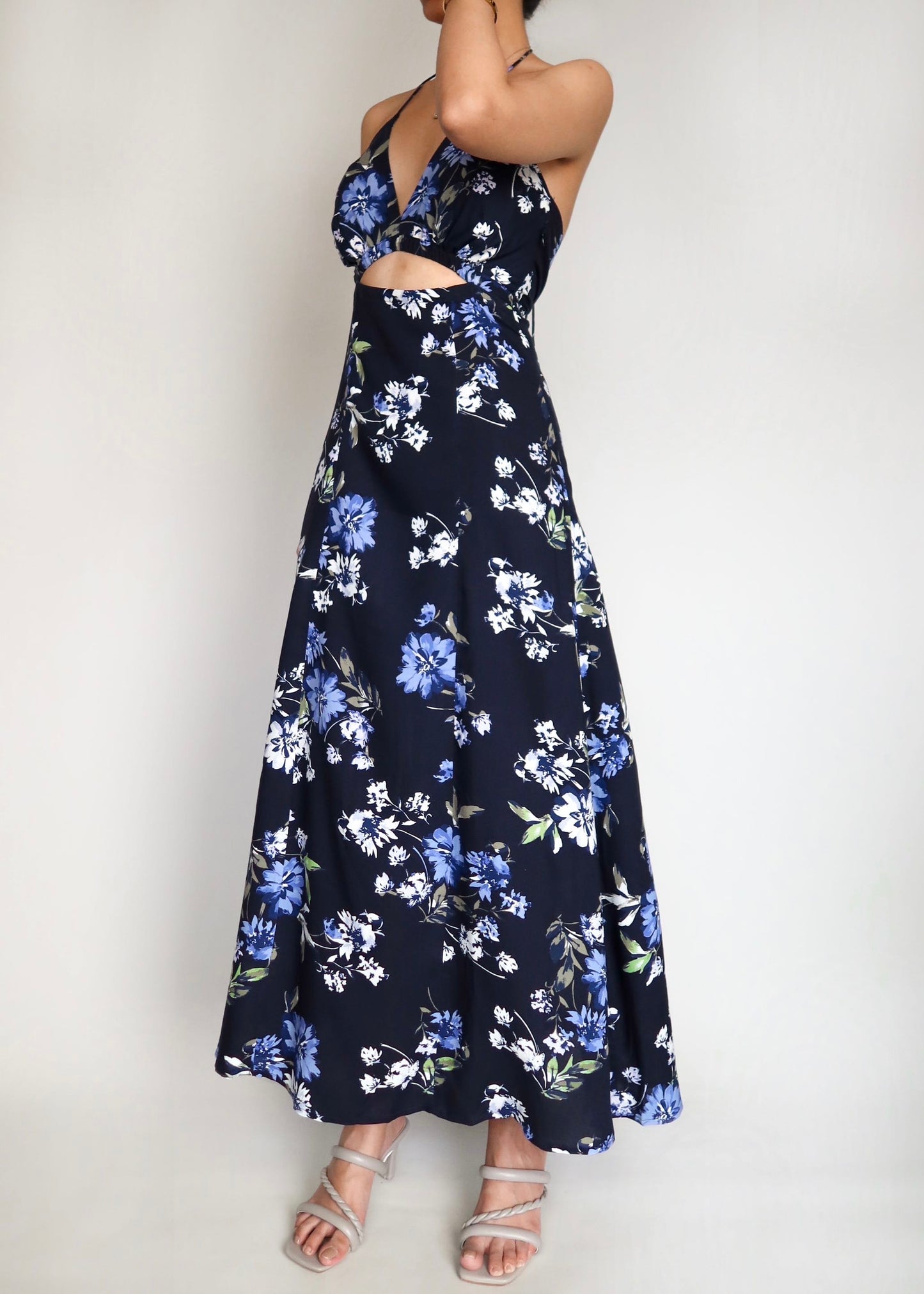 Carolina Floral Long Dress