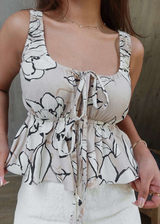 Hellebore Tie-Up Top
