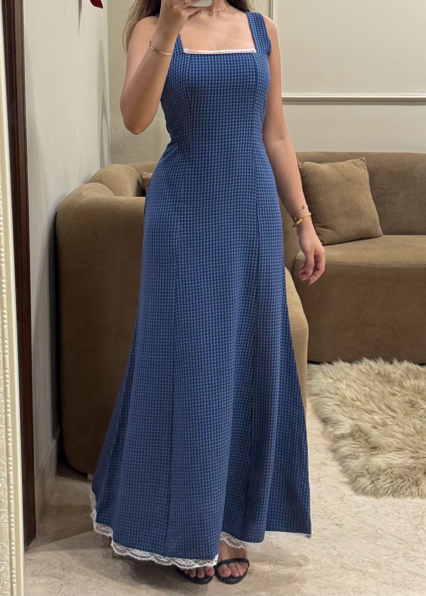 Checkered Vintage Dress