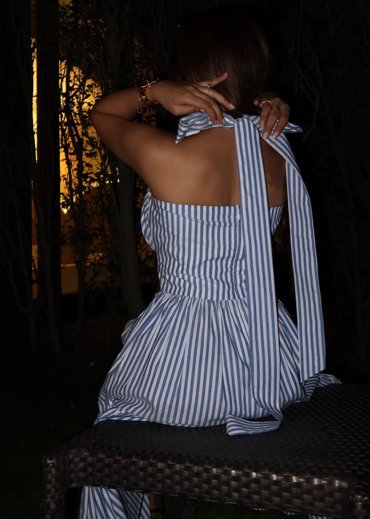 Yacht Party Mini Dress - Multi Stripe