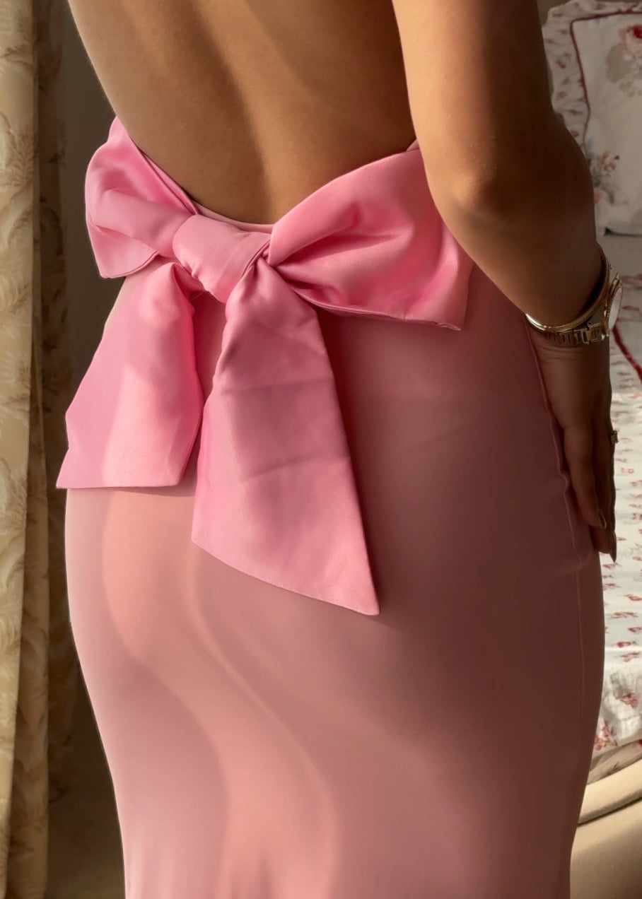 Opera Bow Backless Dress Opera Bow Backless Dress