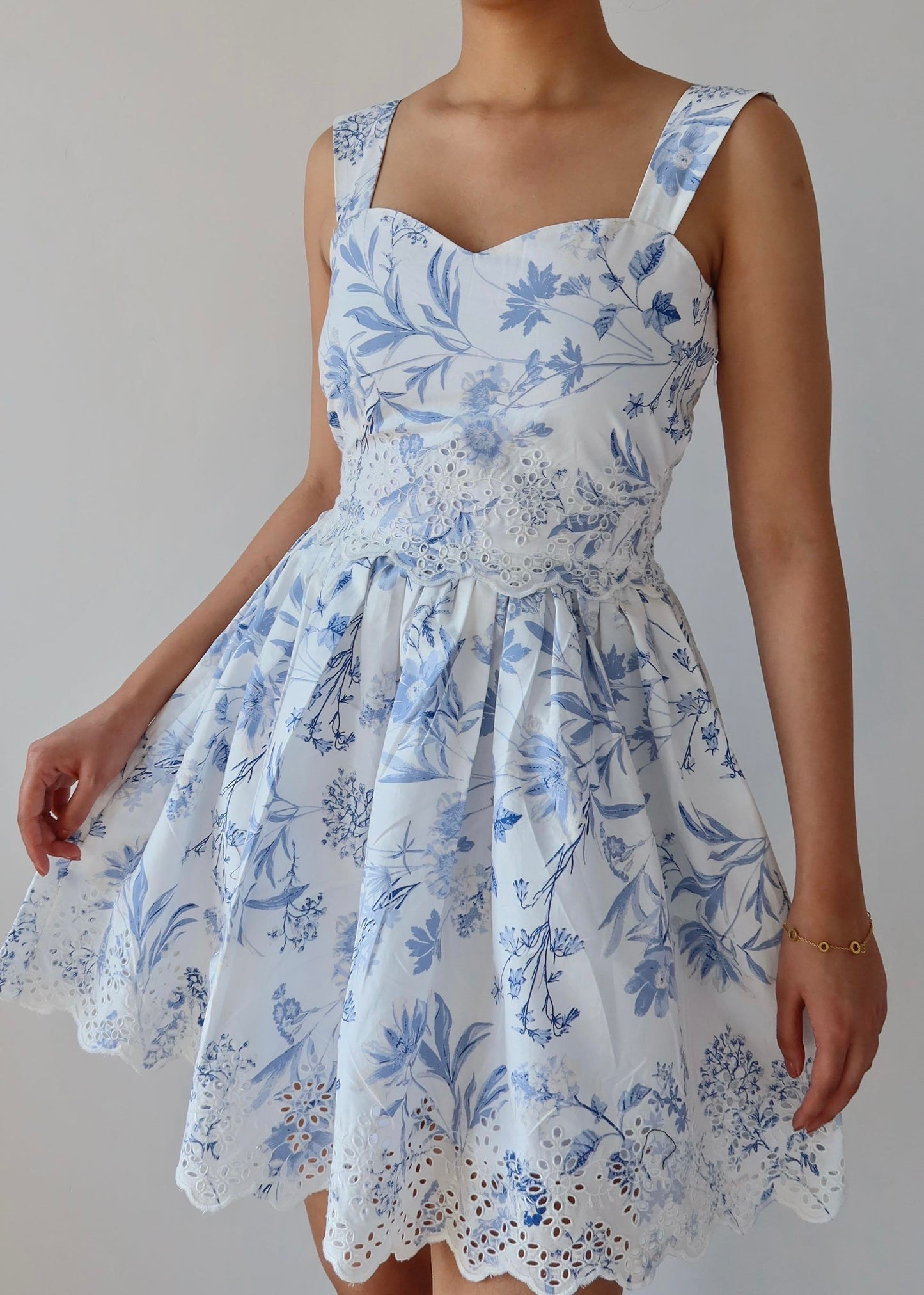 Blue Floral Sun Dress