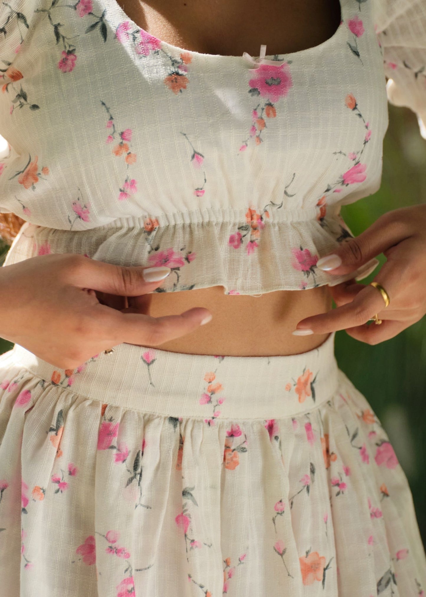 Velour Floral Co-Ord Set