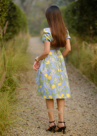 Lemon Bustier Dress