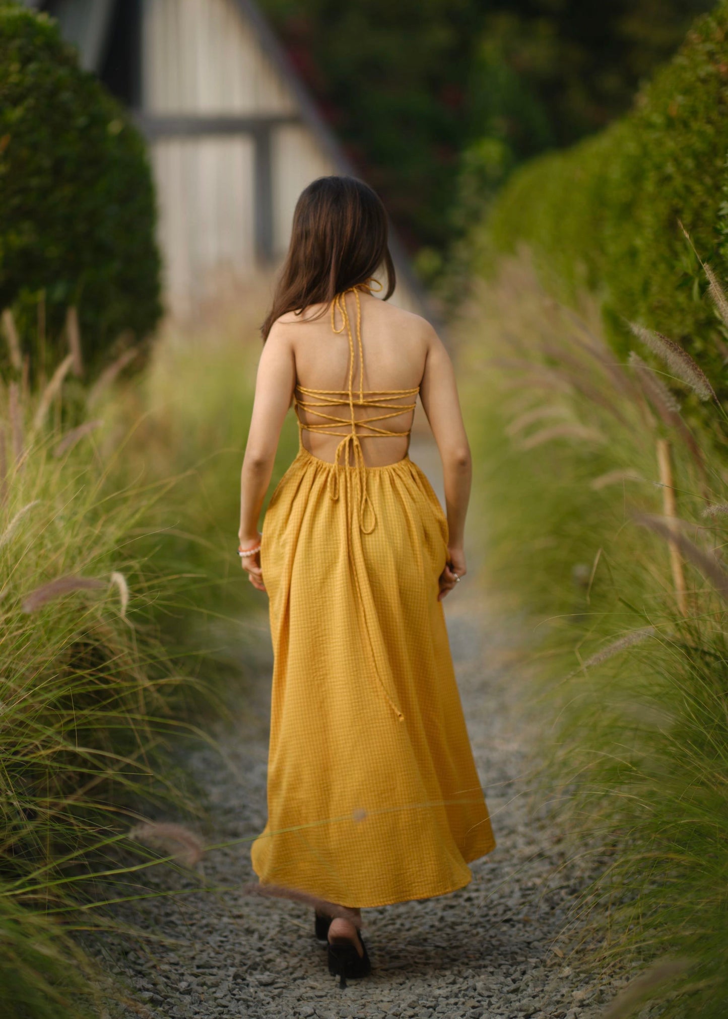 Cottage Backless Dress