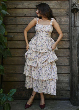 Floral Ruffle Dress