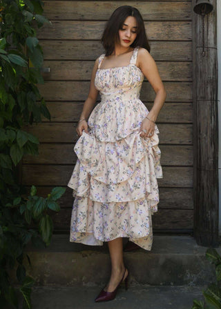 Floral Ruffle Dress