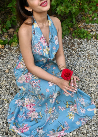 Flora Cowl Neck Dress