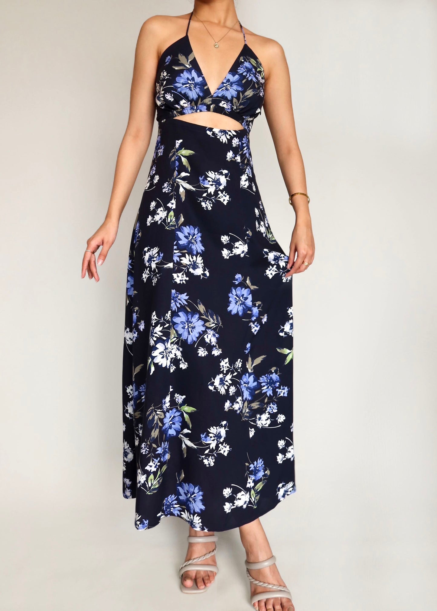 Carolina Floral Long Dress