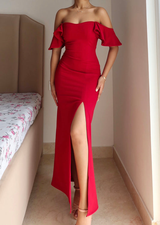 Zaina Long Slit Dress