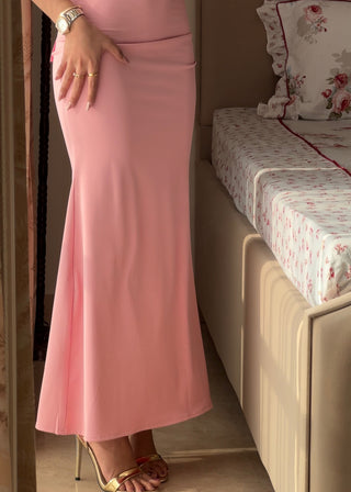 Opera Bow Backless Dress