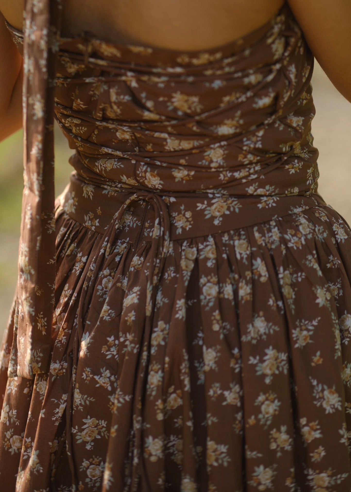 Halter Heritage Floral Dress