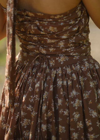 Halter Heritage Floral Dress