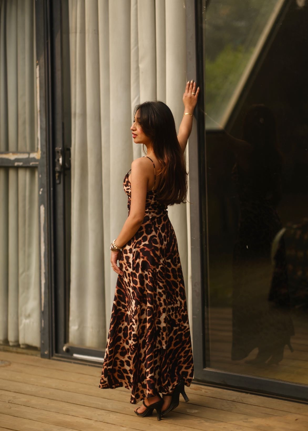 Leopard Luxe Long Dress