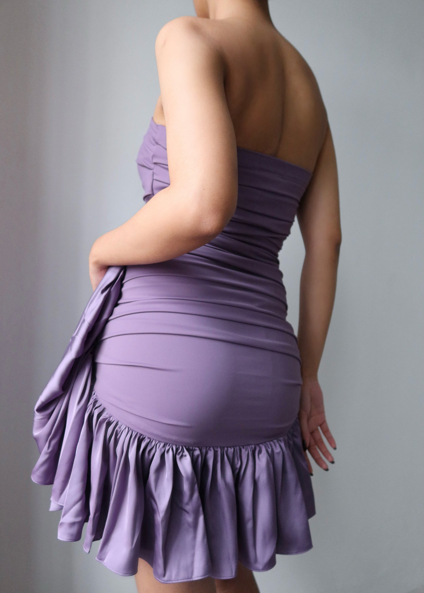 Morgan Dress Purple - Mauve