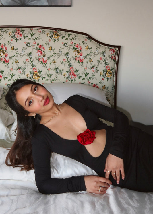 Onyx Rose Dress
