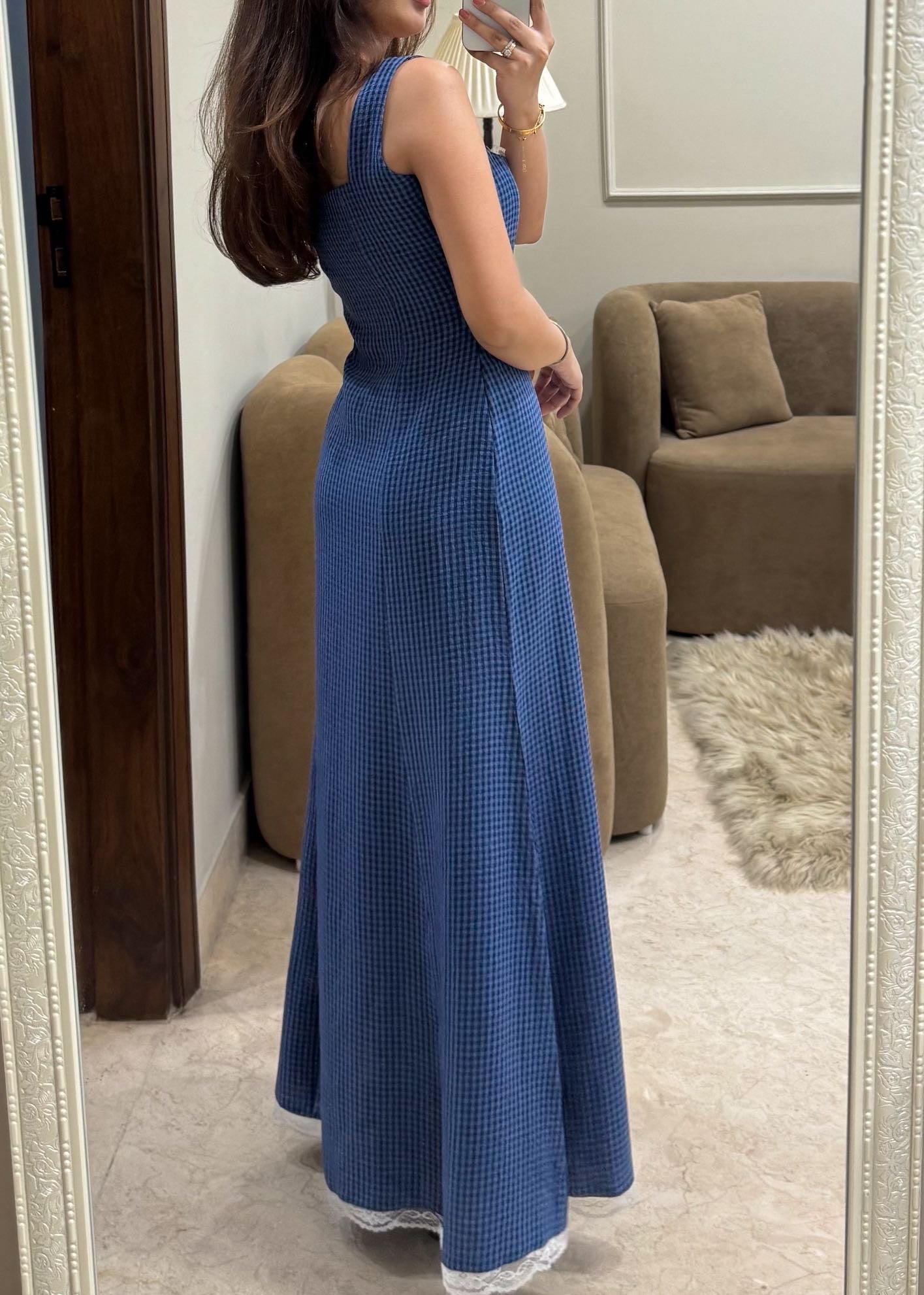 Checkered Vintage Dress
