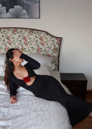 Onyx Rose Dress