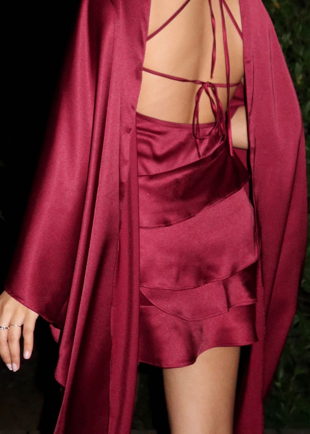 Siren Cape Mini Dress