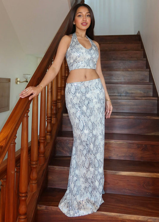 Snake Sequin Co-Ord Set