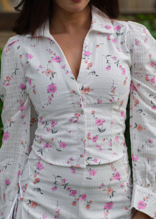 Velour Structured Shirt