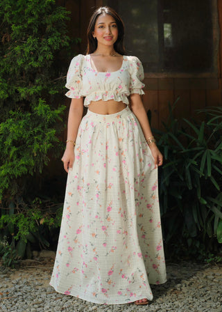 Velour Floral Co-Ord Set