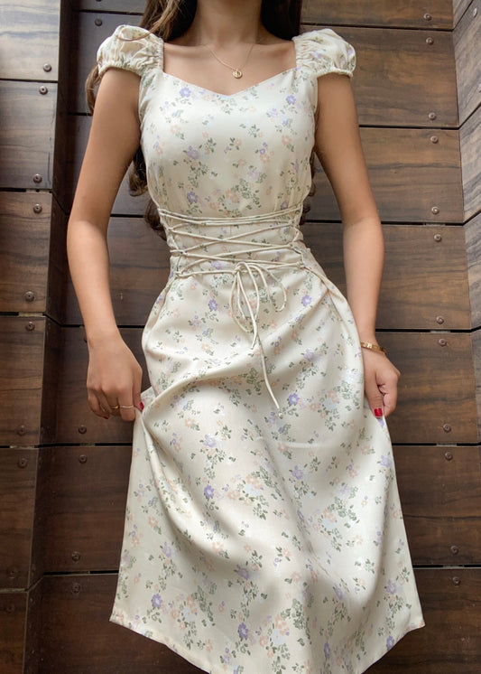 Darla Lace-Up Dress