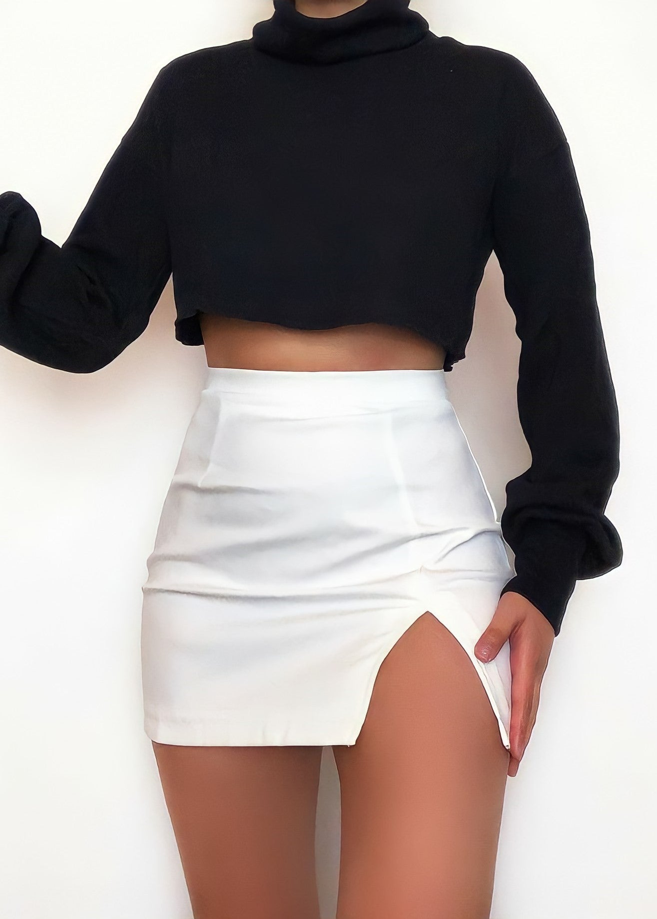 Side Cut Chic Skirt