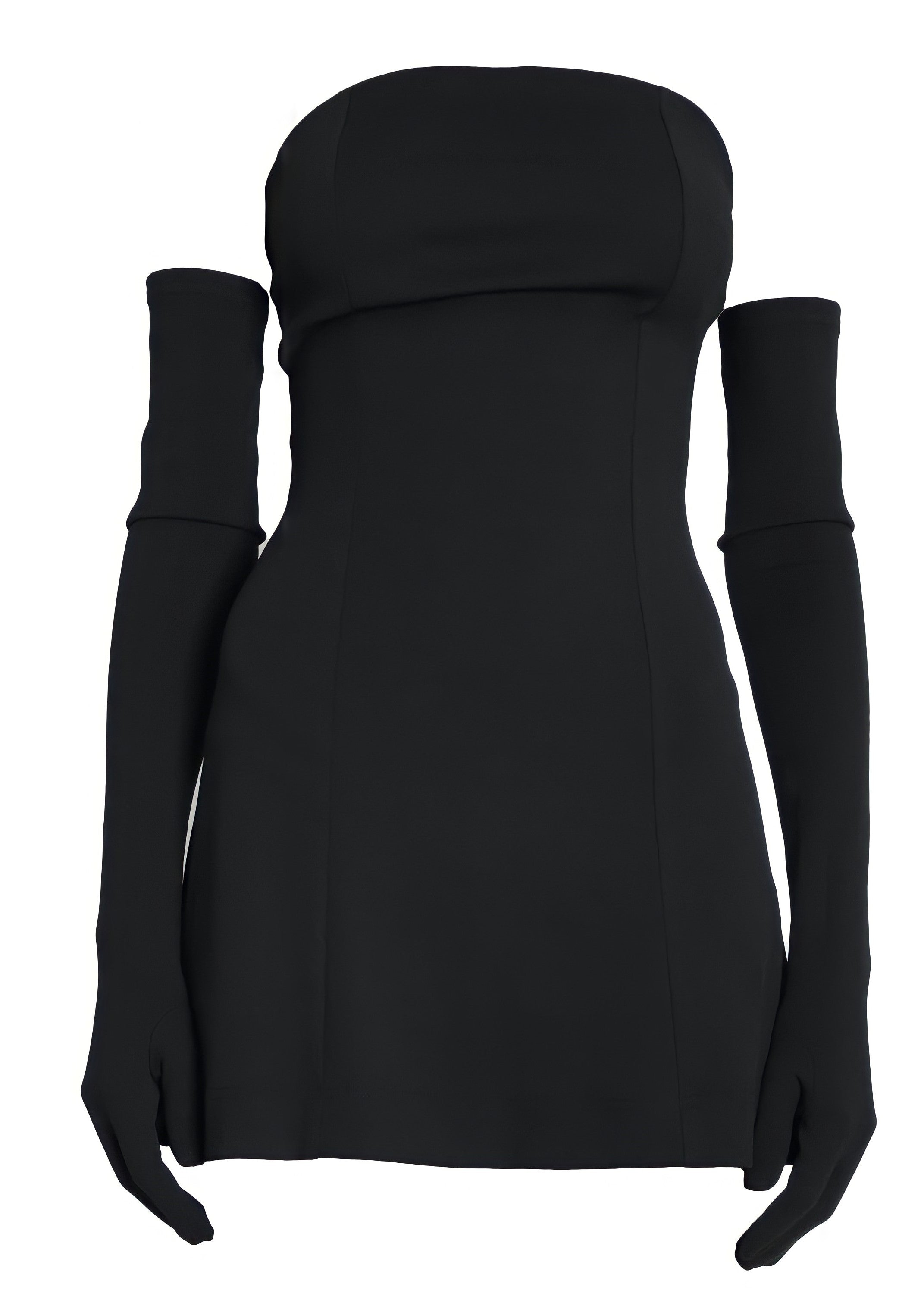 Black Dress & Gloves Set – diamondlady