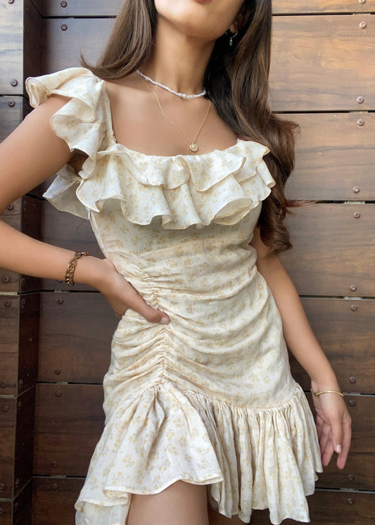 Ruffle Fall Dress