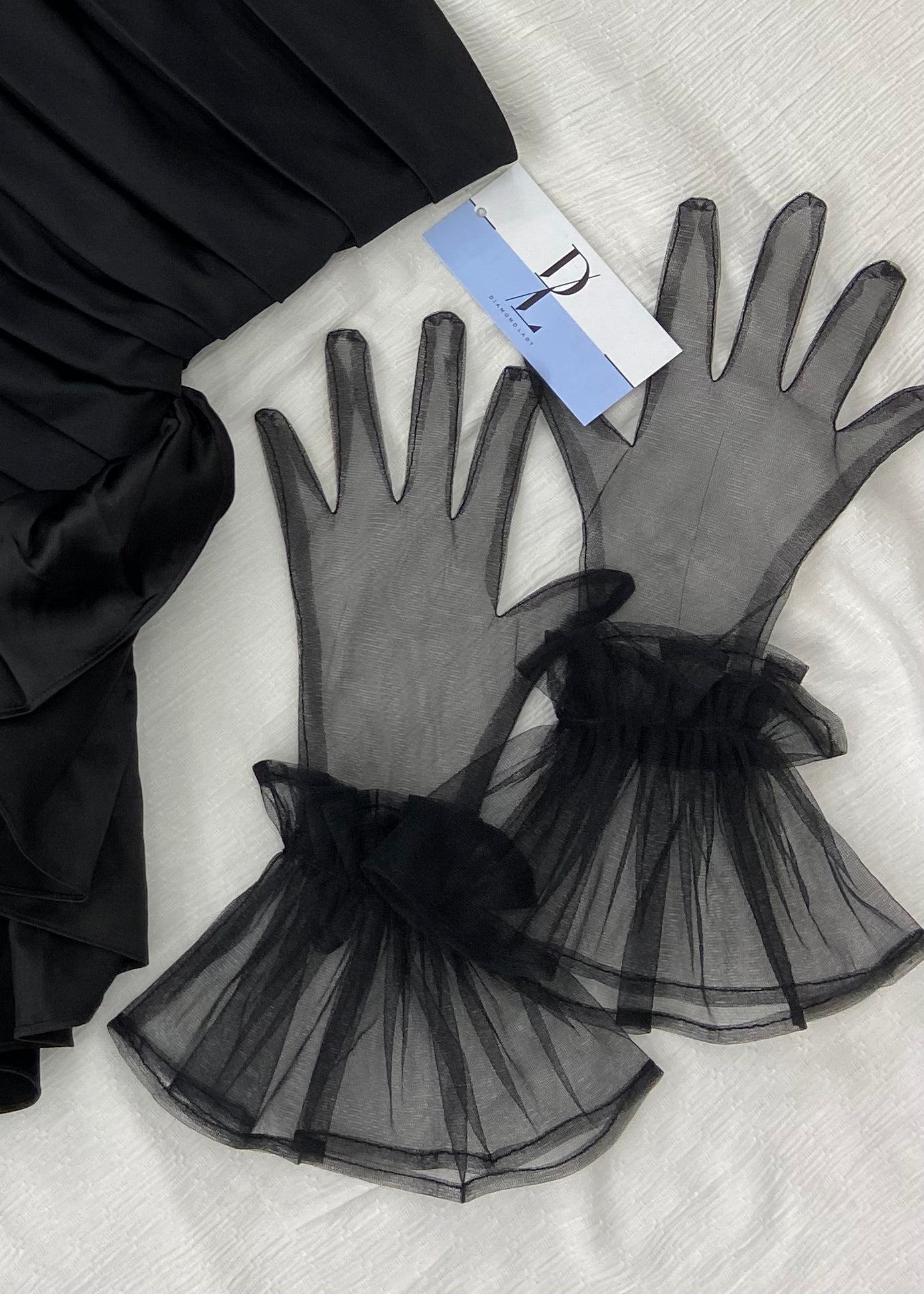 Alice Black Gloves